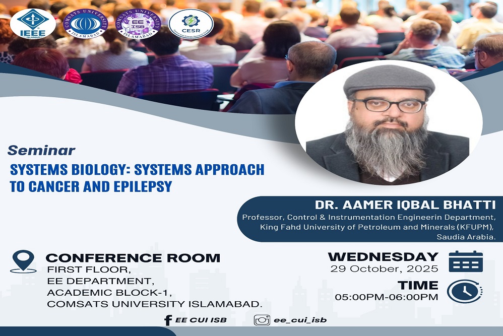 Systems Biology Seminar by Dr. Aamer Iqbal Bhatti
